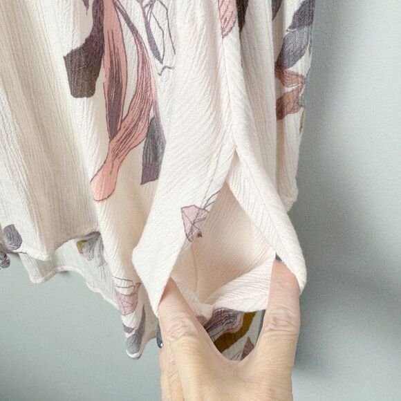 FREE PEOPLE | Tree Swing Long Sleeve Boho Tunic Dress Floral Women’s Size XS - Picture 8 of 12